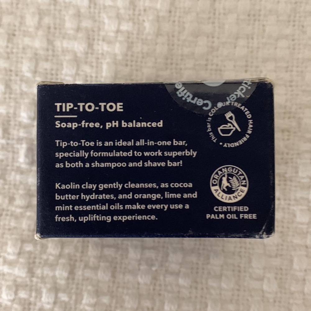 NWT Ethique Tip-To-Toe Solid Shampoo & Shaving Bar - Picture 3 of 3